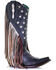 Image #1 - Corral Women's Lamb Stars Inlay & Studs Western Boots - Snip Toe, Blue, hi-res
