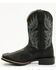 Image #3 - Justin Men's Zeke Performance Western Boots - Broad Square Toe, Black, hi-res