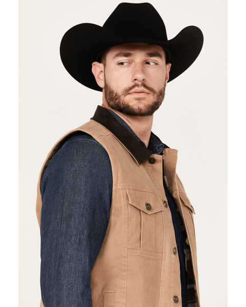 Image #2 - Cody James Men's Ozark Button-Down Vest, Tan, hi-res
