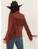 Image #4 - Shyanne Women's Cascade Front Faux Suede Fringe Jacket, Mahogany, hi-res