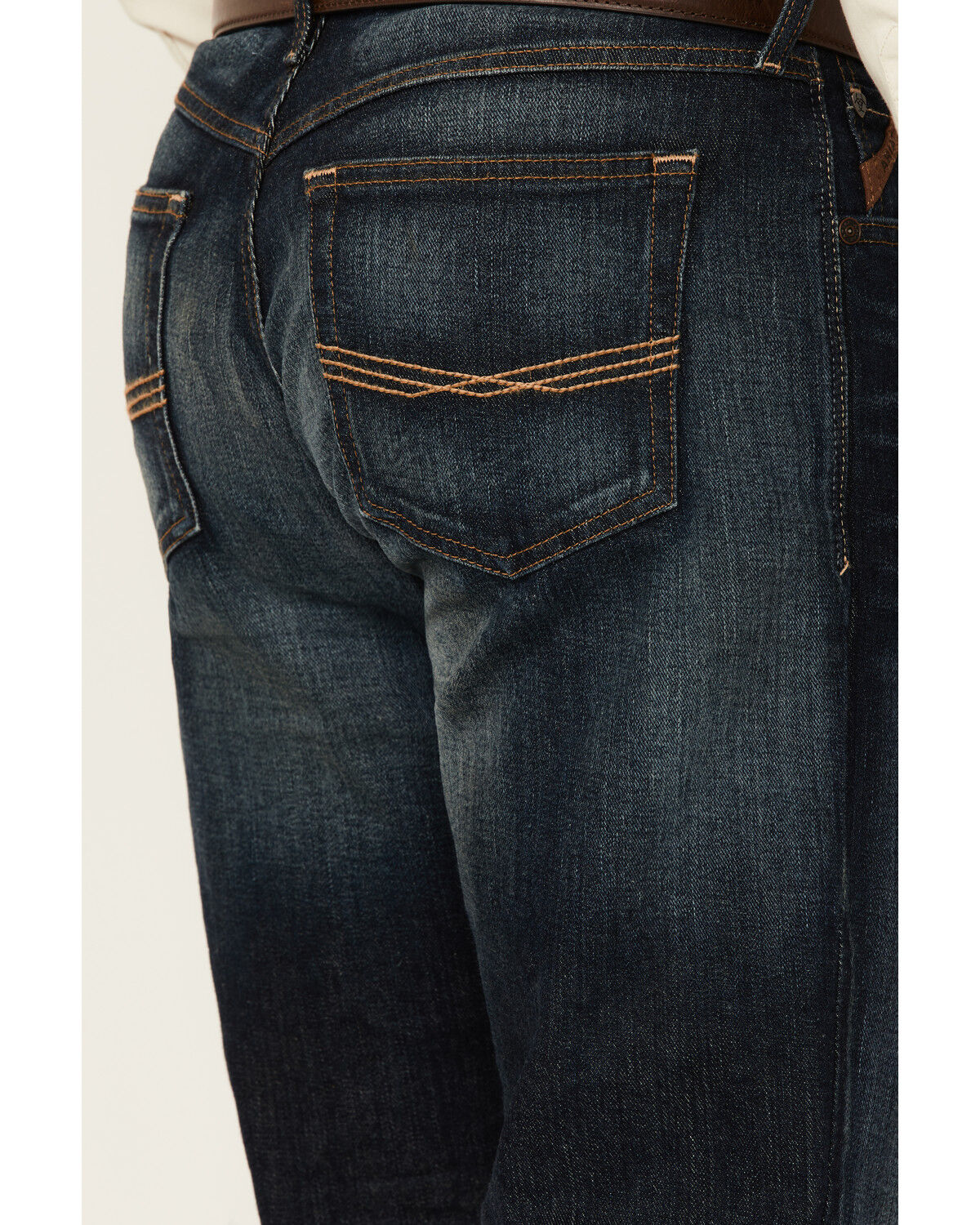 Image #4 - Ariat Men's M5 Legacy Durham Straight Stretch Denim Jeans, Blue, hi-res