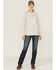 Image #2 - Ariat Women's FR Air Henley Long Sleeve Work Pocket Shirt, Heather Grey, hi-res