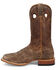 Image #3 - Dan Post Men's Murray Western Boots - Broad Square Toe, Brown, hi-res