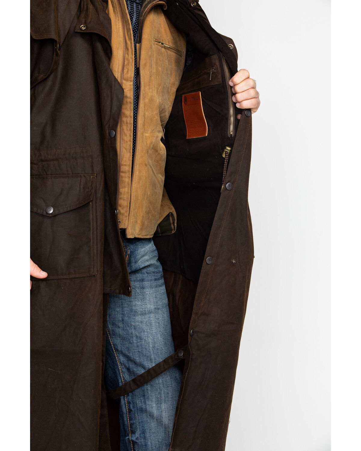 Stockman oilskin coat clearance