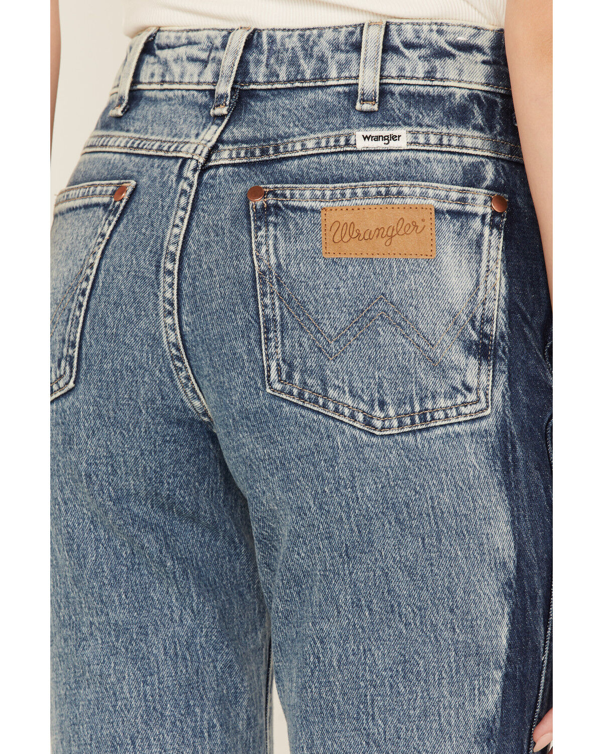 Wrangler Women's Two tone Color Block High Rise Westward