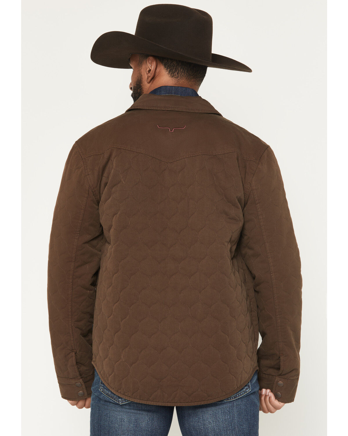 Image #4 - Kimes Ranch Men's Dickson Quilted Shirt Jacket, Dark Brown, hi-res