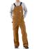 Image #1 - Carhartt Men's Loose Fit Firm Duck Bib Overalls, Brown, hi-res