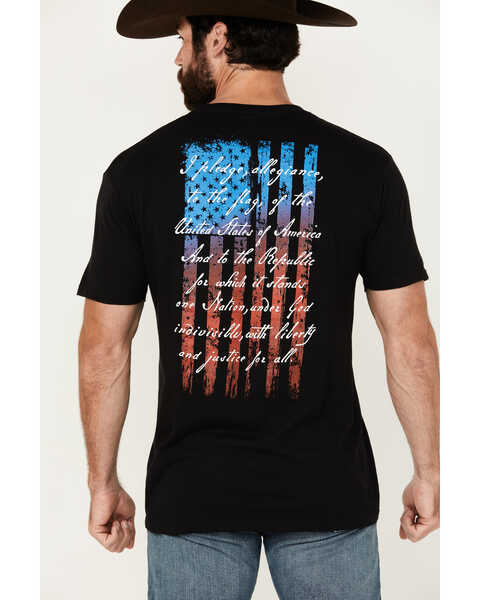 Image #1 - Howitzer Men's Allegiance Short Sleeve Graphic T-Shirt , Black, hi-res