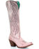 Image #1 - Corral Women's Embroidered Tall Western Boots - Round Toe, Rose, hi-res