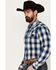 Image #2 - Cody James Men's Buffalo Plaid Print Long Sleeve Snap Western Flannel Shirt - Tall, , hi-res