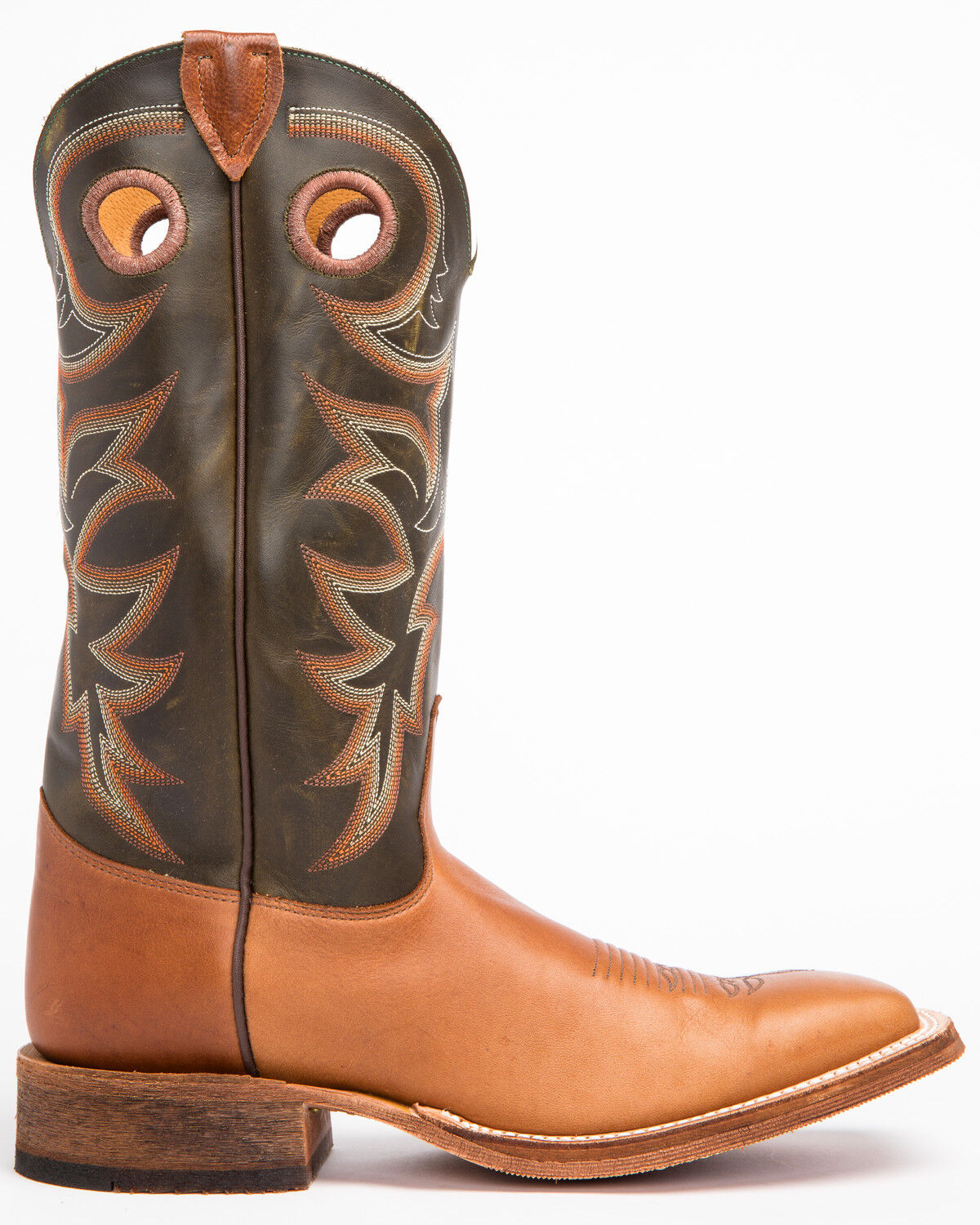 justin square toe cowboy boots