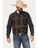 Image #1 - Cody James Men's Dakota Southwestern Jacquard Vest, Brown, hi-res