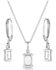 Montana Silversmiths Women's Practically Perfect Crystal Jewelry Set, Silver, hi-res