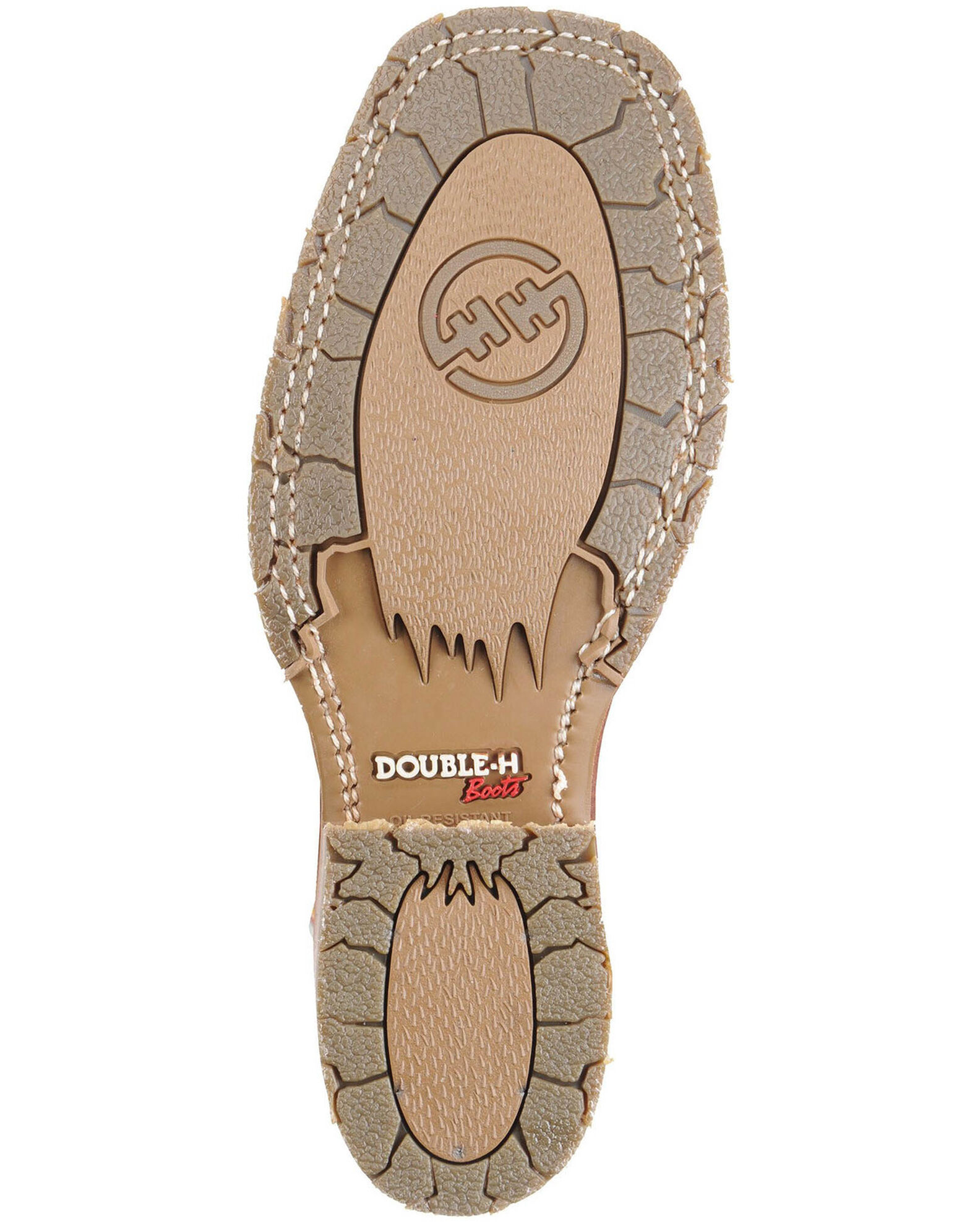 Double h men's wide square toe ice roper online