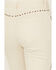 Image #4 - Wonderwest Women's Birch High Rise Studded Slim Bootcut Rigid-Like Stretch Denim Jeans, White, hi-res