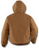 Image #3 - Carhartt Men's FR Duck Active Hooded Jacket - Big & Tall, Carhartt Brown, hi-res