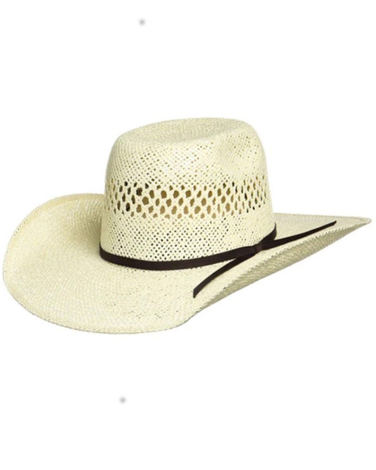 Twister Kids' Bull Rider Straw Cowboy Hat, Natural, hi-res