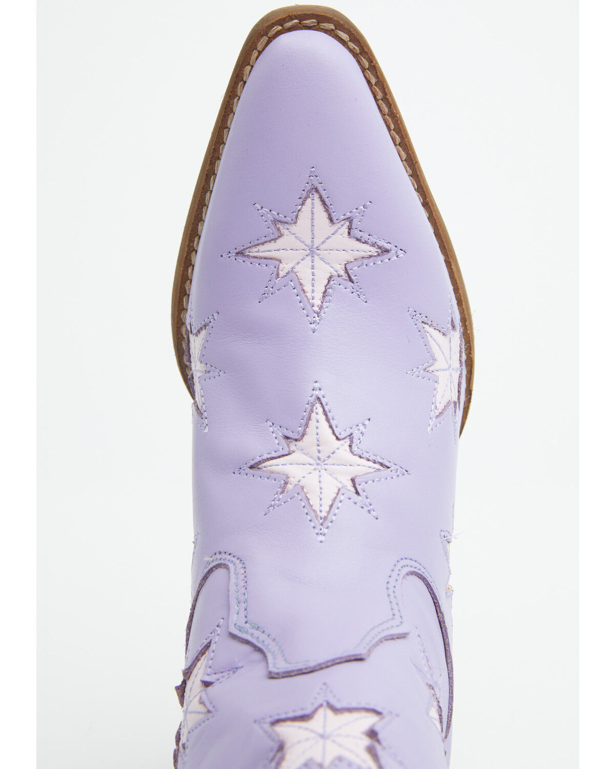 Image #6 - Dingo Women's Starburst Western Booties - Round Toe, Purple, hi-res