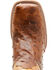 Cody James Men's Exotic Full-Quill Ostrich Skin Western Boots - Broad Square Toe, Brown, hi-res