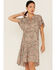 Bila Women's Floral Tiered Sundress, Light Green, hi-res
