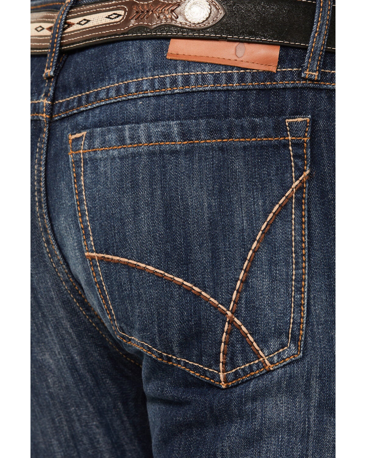 Image #4 - Wrangler 20X Men's No. 42 Dark Wash Slim Bootcut Jeans, , hi-res