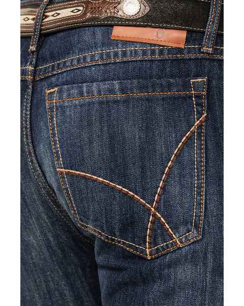 Image #4 - Wrangler 20X Men's No. 42 Dark Wash Slim Bootcut Jeans, Denim, hi-res