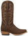 Image #2 - El Dorado Men's Bay Apache Western Boots - Square Toe, Brown, hi-res