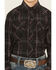 Image #3 - Roper Boys' Plaid Print Long Sleeve Snap Stretch Western Shirt, Black, hi-res