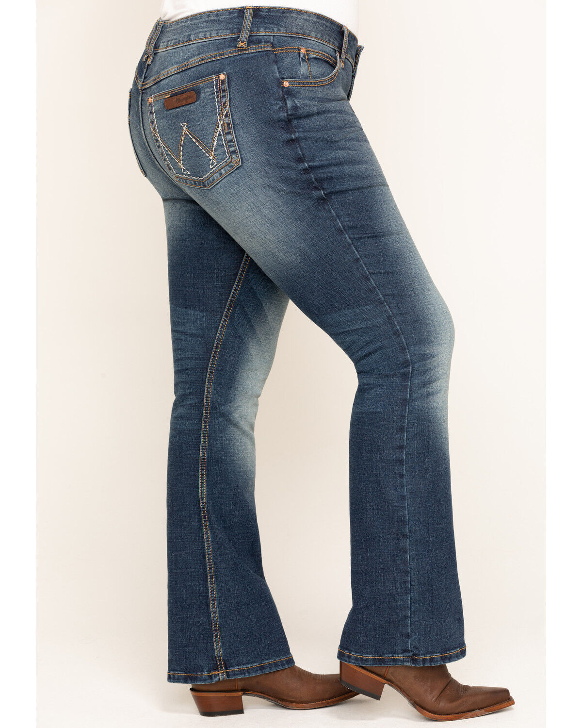 Womens plus bootcut jeans