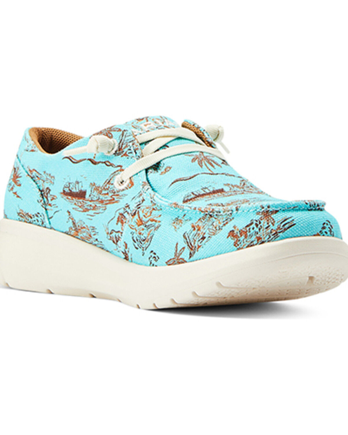 Image #1 - Ariat Women's Hilo Western Aloha Casual Shoes - Moc Toe, , hi-res
