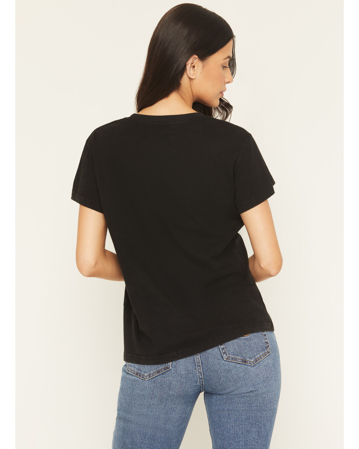 Image #4 - People of Leisure Women's Jelly Roll Beautifully Broken Short Sleeve Cropped Graphic Tee, Black, hi-res