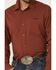 Image #3 - Kimes Ranch Men's Linville Solid Long Sleeve Button-Down Stretch Western Shirt, Red, hi-res