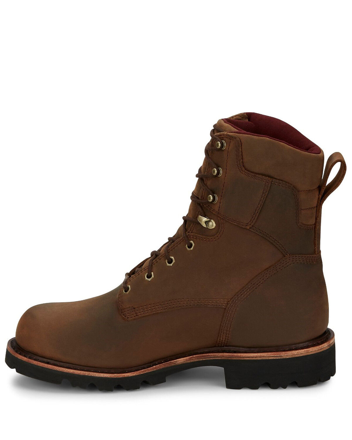 Image #3 - Chippewa Men's Waterproof Work Boots - Soft Toe, Brown, hi-res