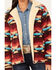 Image #3 - Outback Trading Co Women's Southwestern Print Fleece Dawn Jacket , Rust Copper, hi-res