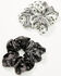 Image #3 - Idyllwind Women's Bellshire Oversized Scrunchies - 2 Piece, Black/white, hi-res