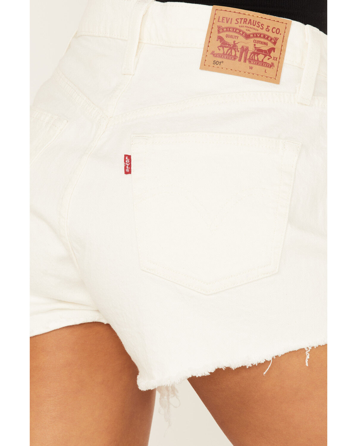 Image #4 - Levi's Women's 501 Original High Rise Denim Shorts, , hi-res