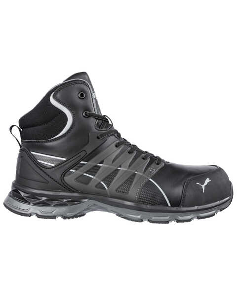 Image #1 - Puma Safety Men's Mid Velocity Work Shoes - Composite Toe, Black, hi-res