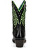 Image #4 - Corral Women's Fluorescent Embroidered and Studded Western Boots - Round Toe, Black, hi-res