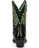 Image #4 - Corral Women's Fluorescent Embroidered and Studded Western Boots - Pointed Toe, Black, hi-res