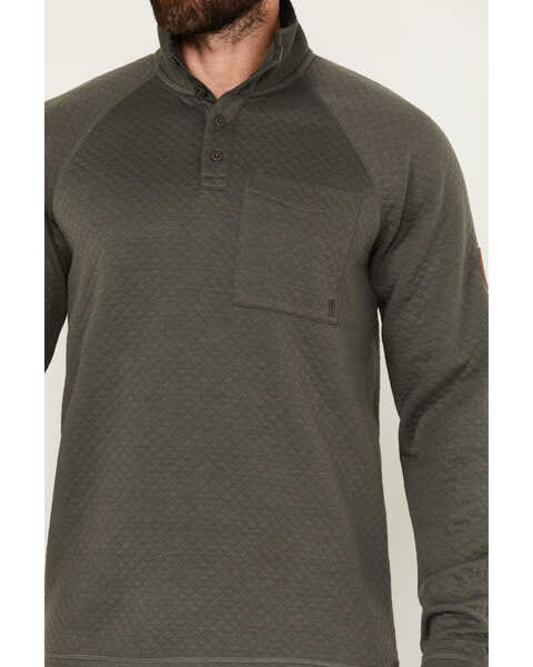 Image #3 - Brothers and Sons Men's Uinta Quilted Pullover , Dark Grey, hi-res