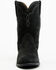 Image #4 - Cody James Men's Highland Roper Western Boots - Round Toe , Black, hi-res