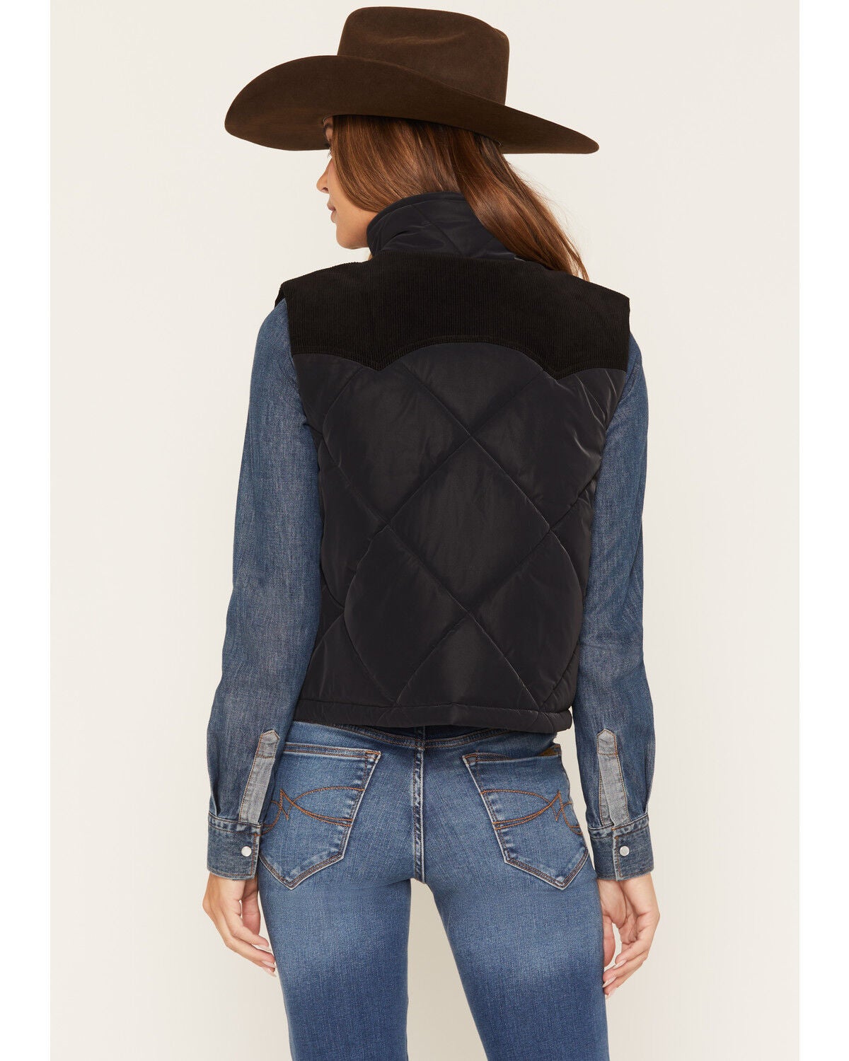 Image #4 - Ariat Women's Dalton Vest, Black, hi-res