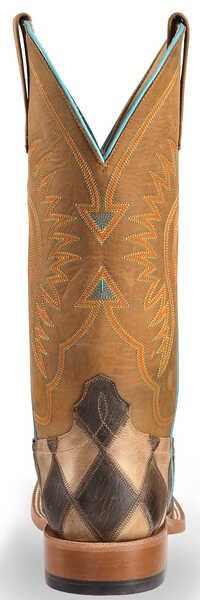 Image #13 - Horse Power Men's Patchwork Western Boots - Square Toe, Brown, hi-res