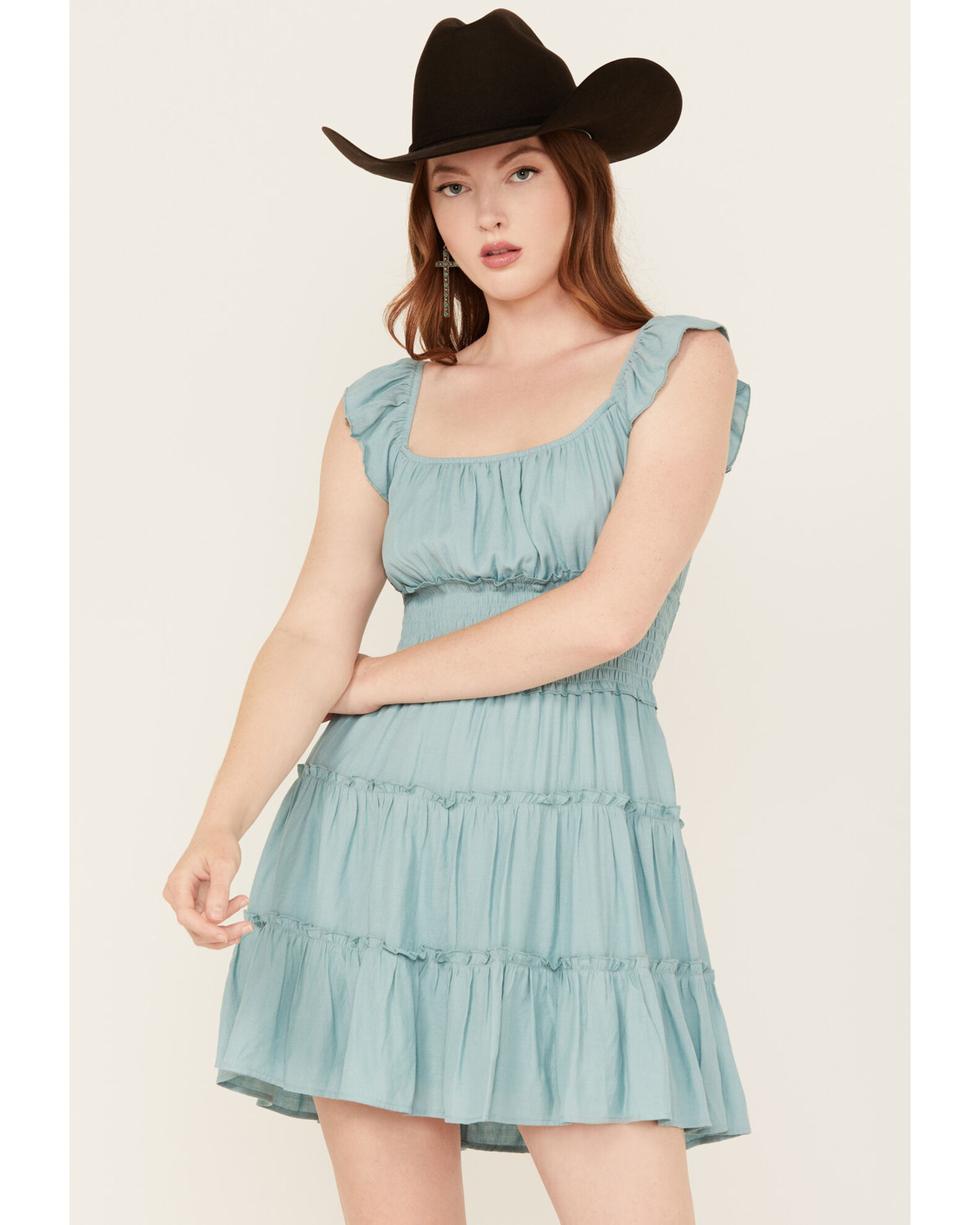 Smocked waist dress outlet