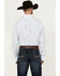 Image #4 - George Strait by Wrangler Men's Striped Long Sleeve Button-Down Stretch Western Shirt - Big, White, hi-res