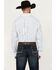 Image #4 - George Strait by Wrangler Men's Striped Long Sleeve Button-Down Stretch Western Shirt - Big , White, hi-res