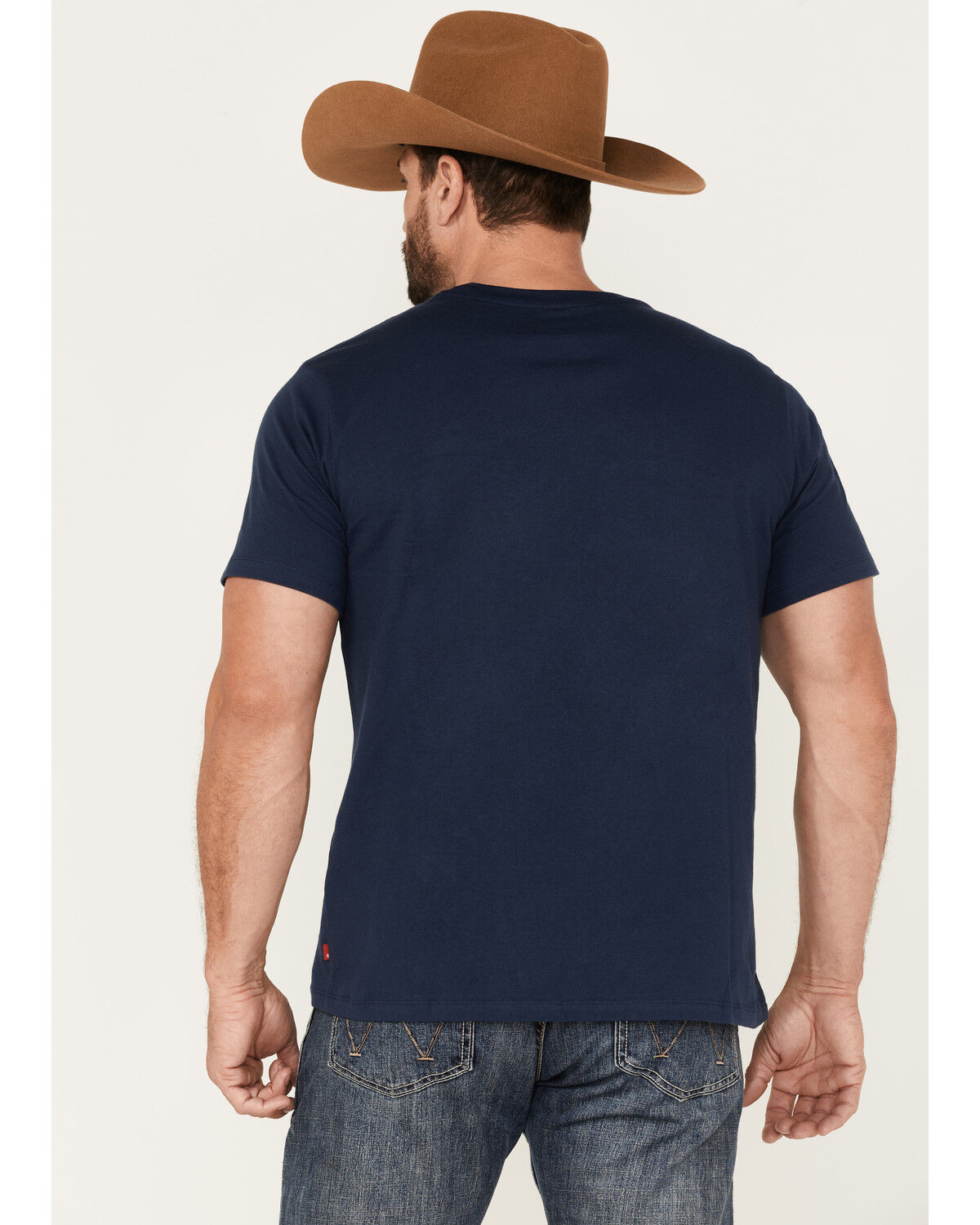 Image #4 - Levi's Men's Logo Patent Horse Graphic T-Shirt, Navy, hi-res