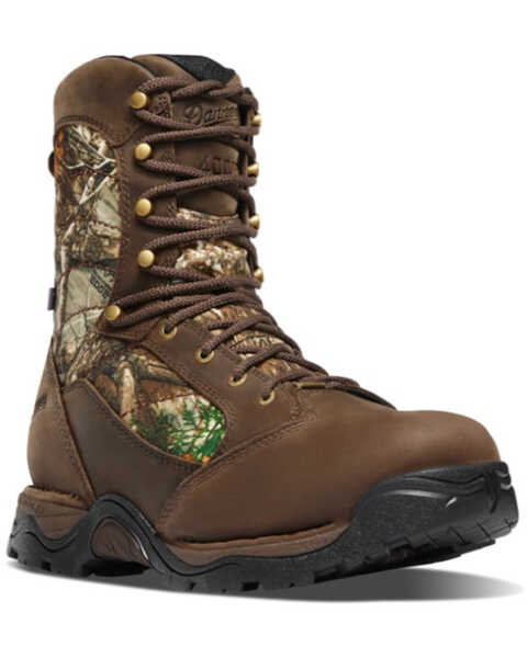 Image #1 - Danner Men's 8" Pronghorn RealTree Edge 400G Lace-Up Boots - Round Toe, Brown, hi-res
