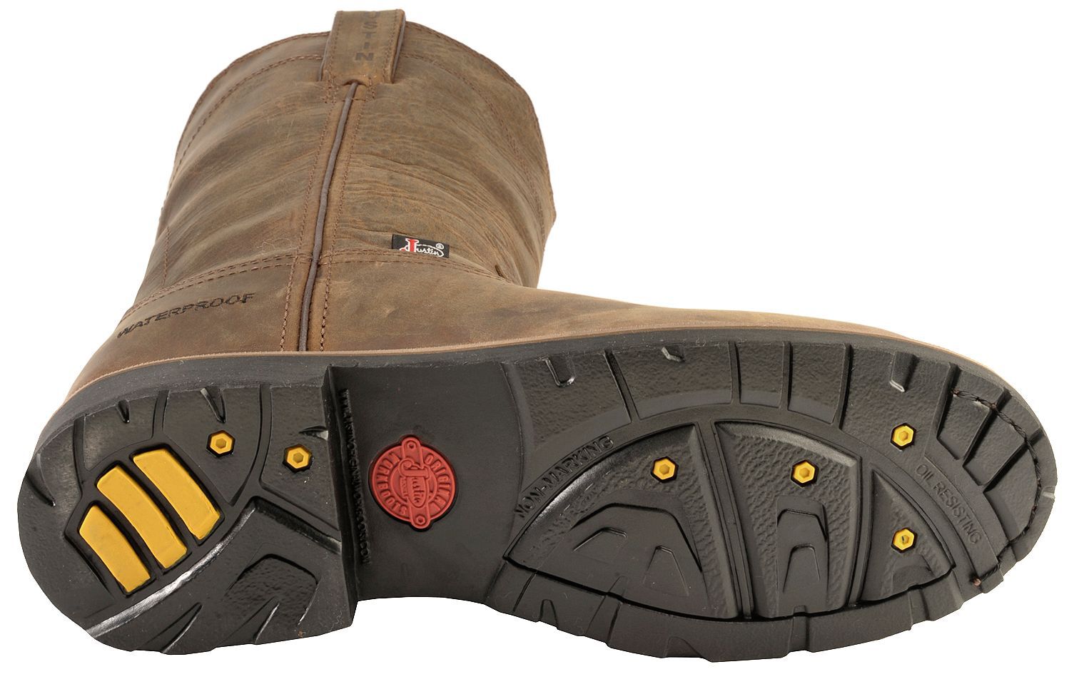 justin drywall waterproof boots