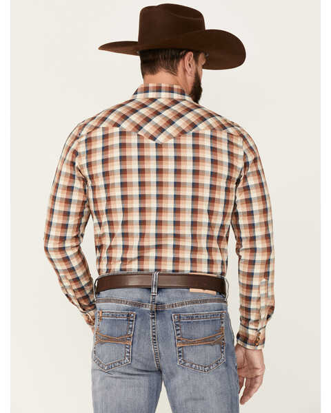 Image #4 - Pendleton Men's Multi Frontier Plaid Long Sleeve Snap Western Shirt , Multi, hi-res